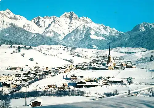 AK / Ansichtskarte Maria Alm Steinernen Meer Panorama Wintersportplatz Alpen Winterlandschaft Kat. Maria Alm am Steinernen Meer