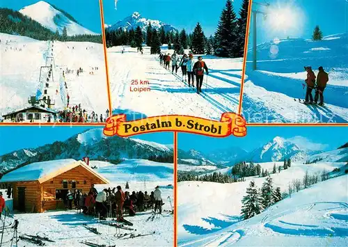 AK / Ansichtskarte Strobl Skicenter Postalm Wintersportplatz Alpen Kat. Strobl