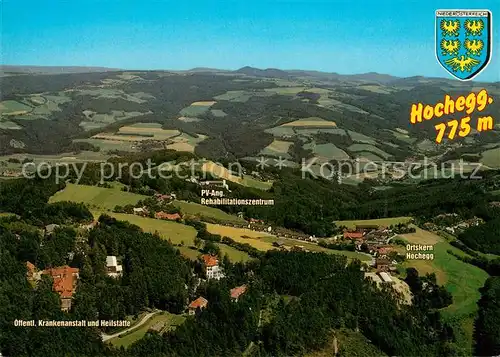 AK / Ansichtskarte Hochegg Hoehenluftkurort in der Buckligen Welt Fliegeraufnahme Kat. Grimmenstein Niederoesterreich