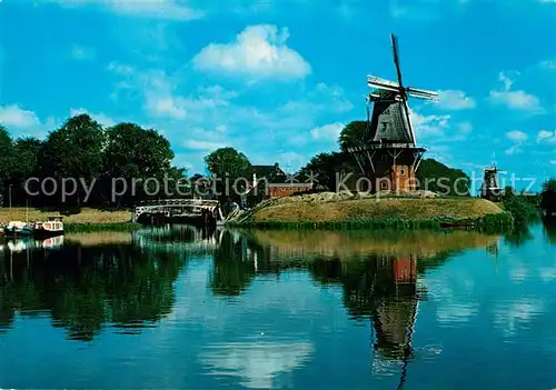 AK / Ansichtskarte Dokkum Bolwerk molen Kat. Dokkum