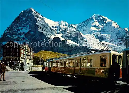 AK / Ansichtskarte Jungfraubahn Kleine Scheidegg Eiger Moench  Kat. Jungfrau