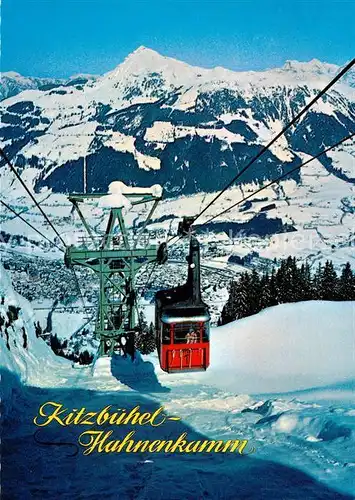 AK / Ansichtskarte Seilbahn Hahnenkamm Kitzbuehel Kat. Bahnen