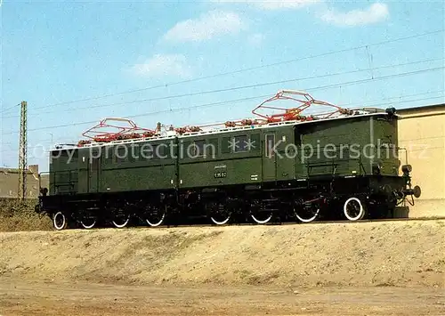 AK / Ansichtskarte Lokomotive Elektrische Gueterzuglokomotive Baureihe E 95 Kat. Eisenbahn