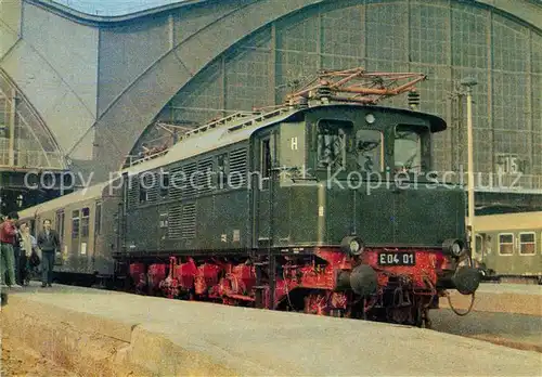 AK / Ansichtskarte Lokomotive Elektrische 1 Co 1 Schnellzuglokomotive E 04 01 Kat. Eisenbahn