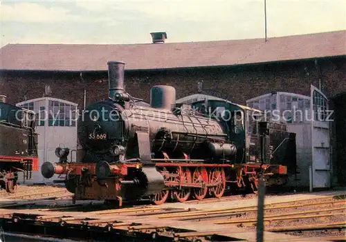 AK / Ansichtskarte Lokomotive Gueterzuglokomotive 55 669  Kat. Eisenbahn