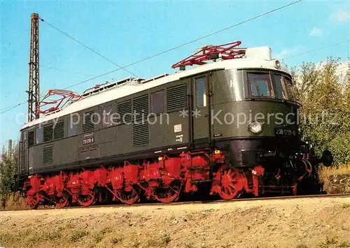 AK / Ansichtskarte Lokomotive Elektrische Schnellzuglokomotive Baureihe 218 Kat. Eisenbahn