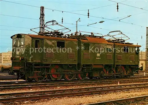 AK / Ansichtskarte Lokomotive Elektrische Gueterzuglokomotive 191 011 6 Deutsche Bahn  Kat. Eisenbahn