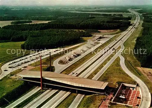 AK / Ansichtskarte Autobahn Brueckenrasthaus Dammer Berge Holdorf  Kat. Autos