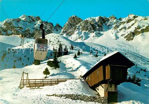 AK / Ansichtskarte Seilbahn Nordkettenbahn Innsbruck Station Seegrube  Kat. Bahnen