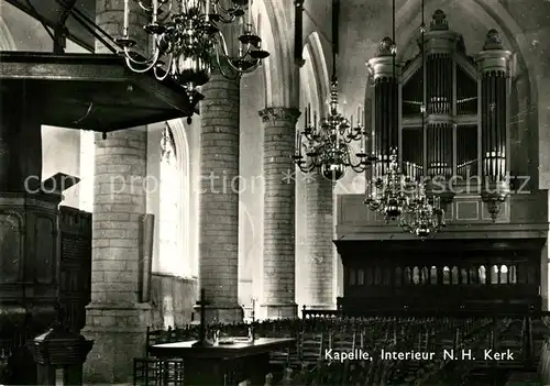 AK / Ansichtskarte Kirchenorgel Kapelle Kerk  Kat. Musik