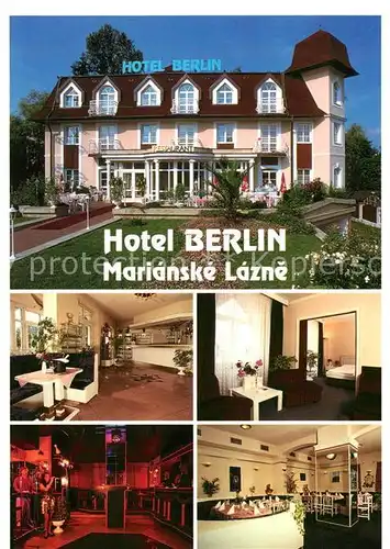 AK / Ansichtskarte Marianske Lazne Hotel Berlin Kat. Marienbad