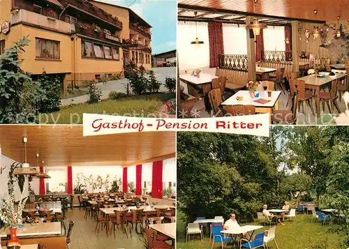 Vorderbuechelberg Abtsgmuend Gasthaus Pension zum goldenen Ritter Kat. Abtsgmuend