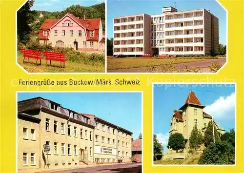 Buckow Maerkische Schweiz Ferienheim Theodor Fontaine Kat. Buckow Maerkische Schweiz