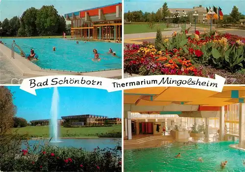 Schoenborn Bad Thermarium Mingolsheim Schwimmbad Kat. Bad Schoenborn