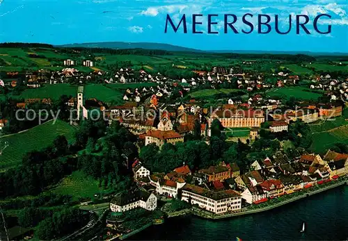 Meersburg Bodensee Fliegeraufnahme Kat. Meersburg