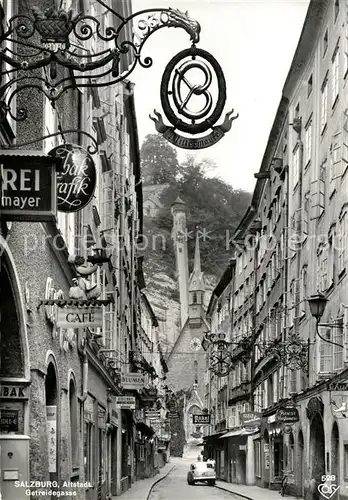 Salzburg Oesterreich Getreidegasse Kat. Salzburg