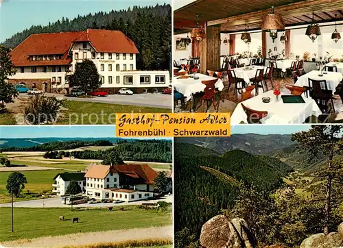 Fohrenbuehl Gasthof Pension Adler Kat. Lauterbach