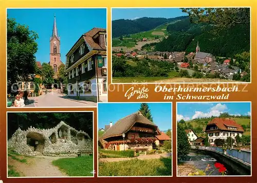 Oberharmersbach Mariengrotte Panoramen Ortsansicht Kat. Oberharmersbach