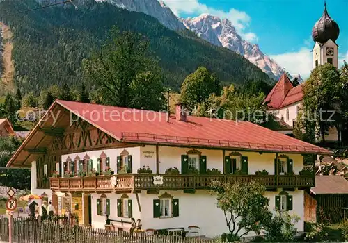 Grainau Zugspitze Gaestehaus Bader Kat. Grainau