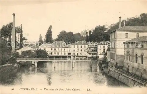 Angouleme Vue prise du Pont Saint Cybard Kat. Angouleme