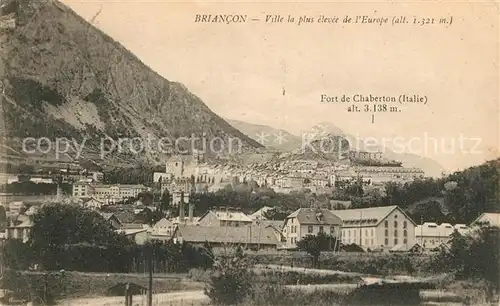 Briancon Ville la plus elevee de Europe Fort de Chaberton Kat. Briancon