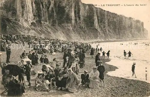 AK / Ansichtskarte Le Treport lheure du bain Kat. Le Treport