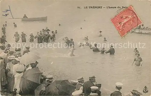 AK / Ansichtskarte Le Treport lheure du Bain Kat. Le Treport