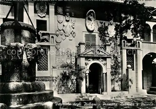 AK / Ansichtskarte Garda Vittoriale degli Italiani Piazzetta Dalmata e Prioria Kat. Lago di Garda 