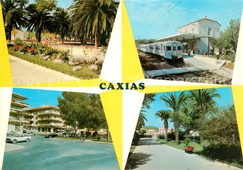 AK / Ansichtskarte Caxias Portugal Bahnhof 