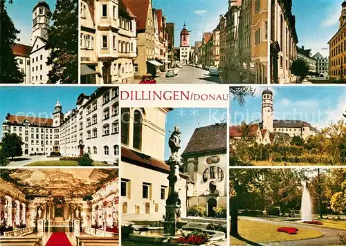 AK / Ansichtskarte Dillingen Donau Kirche Inneres  Kat. Dillingen a.d.Donau