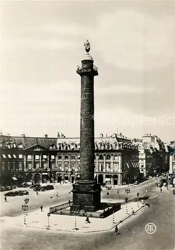 AK / Ansichtskarte Paris Colonne Vendome Kat. Paris