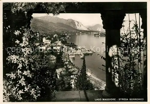 AK / Ansichtskarte Stresa Lago Maggiore Borromeo