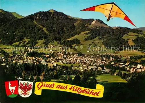 AK / Ansichtskarte Drachenflug Kitzbuehel Hahnenkamm  Kat. Flug