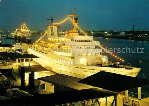 AK / Ansichtskarte Schiffe Ships Navires Wappen von Hamburg Hafen