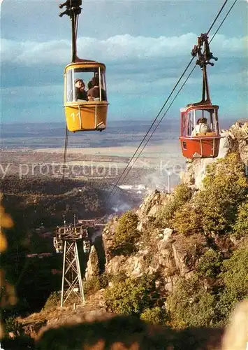 AK / Ansichtskarte Seilbahn Thale Harz Kat. Bahnen