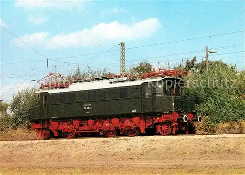 AK / Ansichtskarte Lokomotive Elektrische Schnellzuglokomotive 204 015 2 Kat. Eisenbahn