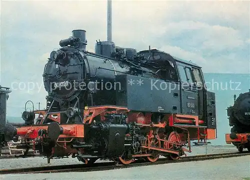 AK / Ansichtskarte Lokomotive Gueterzugtenderlokomotive 80 023  Kat. Eisenbahn