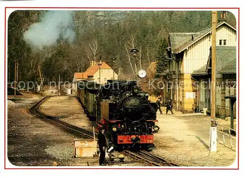 AK / Ansichtskarte Lokomotive Lok 99 1731 Bahnhof Oybin  Kat. Eisenbahn