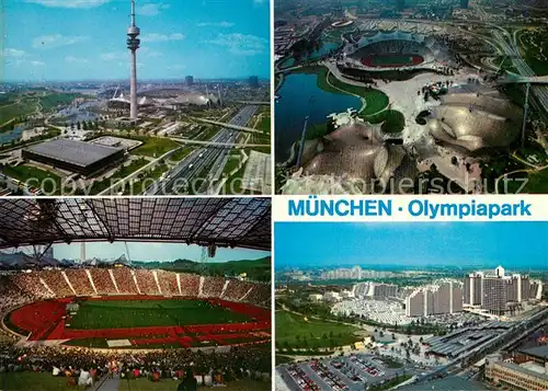 AK / Ansichtskarte Stadion Olympiapark Muenchen Olympiaturm  Kat. Sport