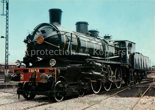 AK / Ansichtskarte Lokomotive Locomotive 230 D 9 Musee Chemin de Fer Mulhouse  Kat. Eisenbahn