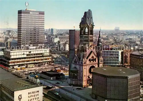 AK / Ansichtskarte Berlin Europa Center Kaiser Wilhelm Gedaechniskirche Kat. Berlin