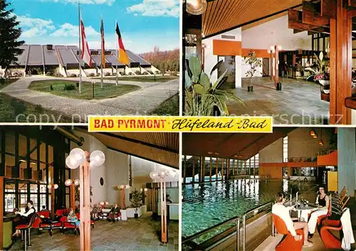 AK / Ansichtskarte Pyrmont Bad Hufeland Bad Schwimmbad Kat. Bad Pyrmont