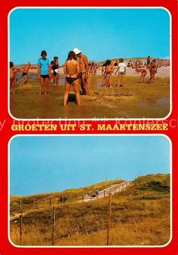 AK / Ansichtskarte Maartenszee St Strand Duenenweg Kat. Sint Maartenszee