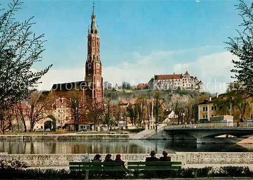 AK / Ansichtskarte Landshut Isar Burg Trausnitz Kirche Kat. Landshut