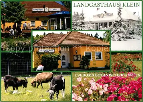 AK / Ansichtskarte Mellenthin Botanischer Garten Landgasthaus Klein Kat. Mellenthin