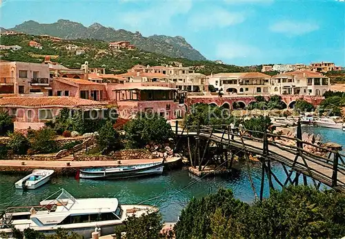 AK / Ansichtskarte Porto Cervo Hafen Bruecke Panorama Kat. Porto Cervo Costa Smeralda