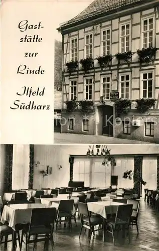 AK / Ansichtskarte Ilfeld Suedharz Gaststaette zur Linde Feriendienst der Gewerkschaften Kat. Ilfeld Suedharz