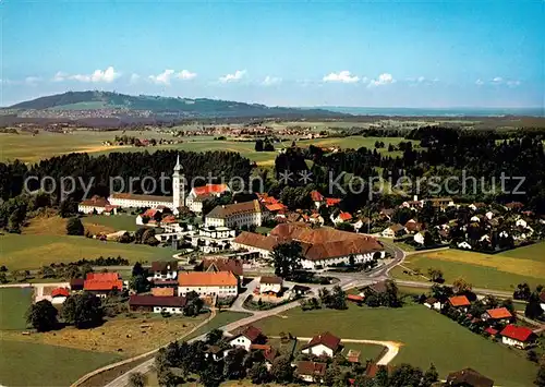 AK / Ansichtskarte Rottenbuch Oberbayern mit Kloster Mariae Geburt Hoher Peissenberg Fliegeraufnahme Kat. Rottenbuch