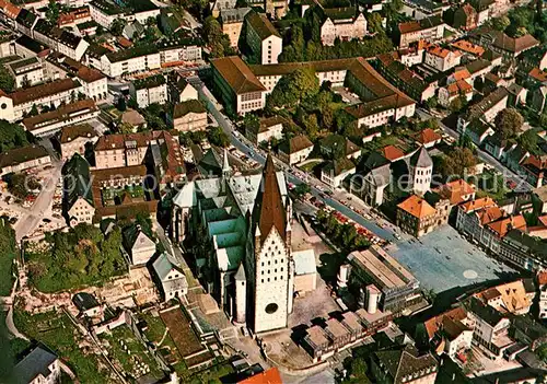 AK / Ansichtskarte Paderborn Rund um den Dom Fliegeraufnahme Kat. Paderborn