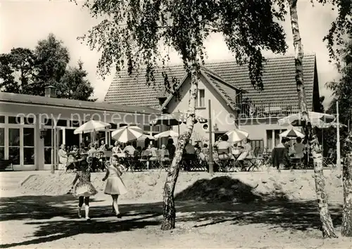 AK / Ansichtskarte Klausdorf Mellensee HO Strandgaststaette Terrasse Kat. Mellensee